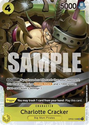 Charlotte Cracker (Réimpression) (OP03-108) - Booster Premium - Le meilleur - Feuille 