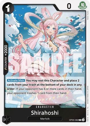 Shirahoshi (OP05-082) (Réimpression) (OP05-082) - Booster Premium - Le Meilleur - Foil 