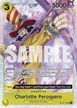 Charlotte Perospero (Réimpression) (OP03-113) - Booster Premium - Le Meilleur - Foil 