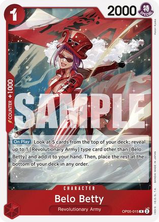 Belo Betty (OP05-015) (Réimpression) (OP05-015) - Booster Premium - Le meilleur - Foil 