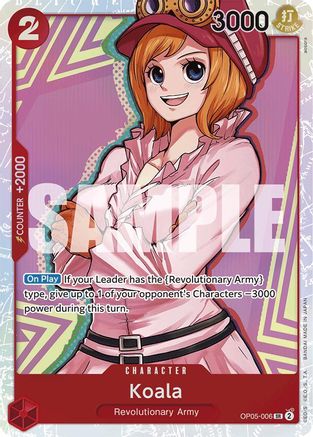 Koala (Réimpression) (OP05-006) - Booster Premium - Le meilleur - Foil 