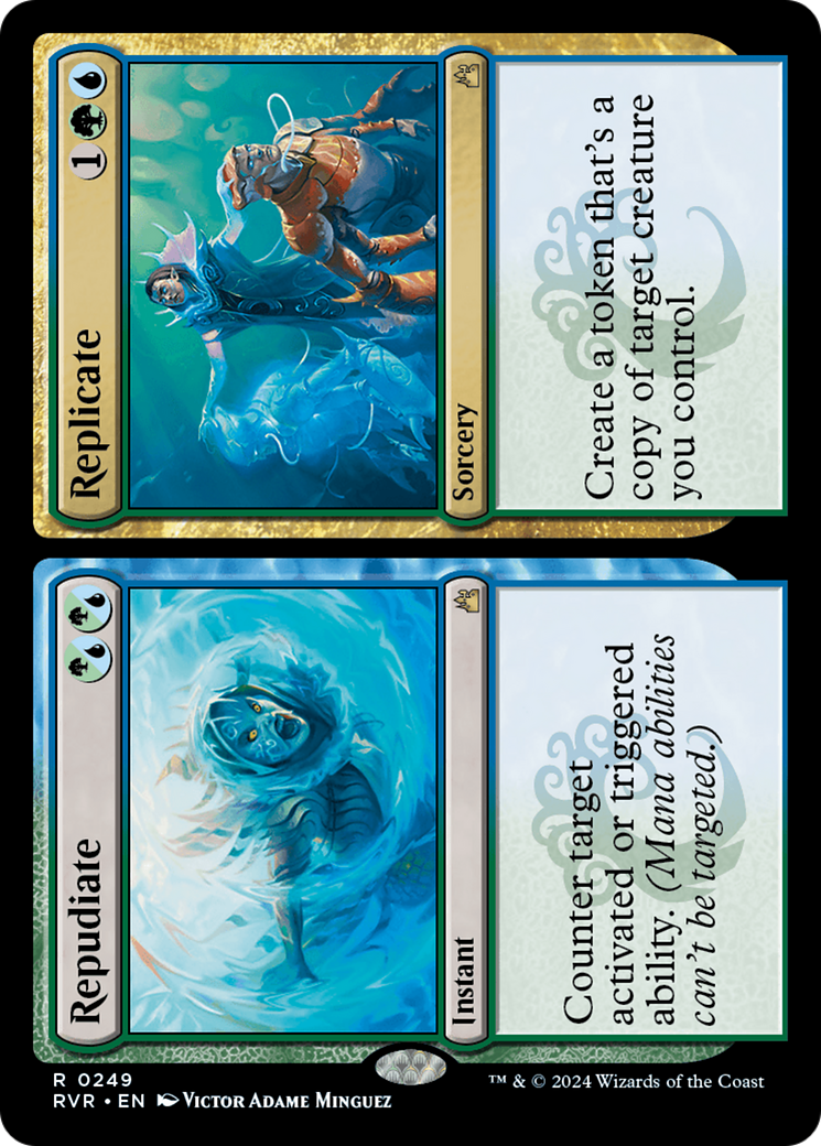 Répudier // Répliquer (RVR-249) - Ravnica Remastered Foil 