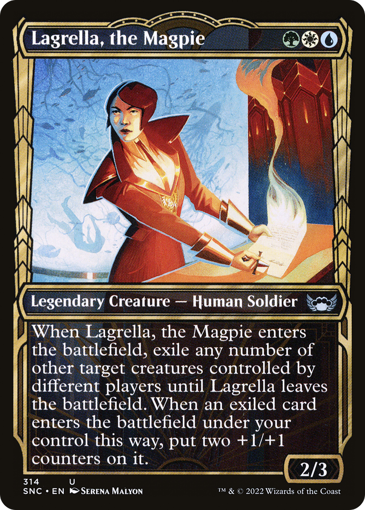 Lagrella, la pie (SNC-314) - Rues de New Capenna : (Vitrine) Feuille 