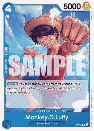 Monkey.D.Luffy (P-055) (Réimpression) (P-055) - Booster Premium - Le meilleur - 
