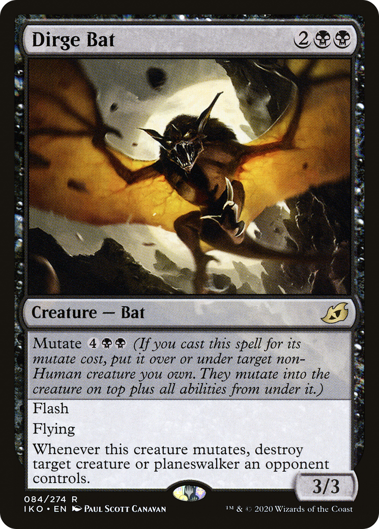 Chauve-souris funèbre (IKO-084) - Ikoria : Le Repaire des Béhémoths (Foil)
