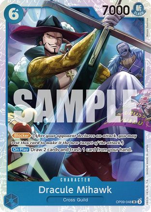 Dracule Mihawk (OP09-048) - Empereurs du Nouveau Monde 