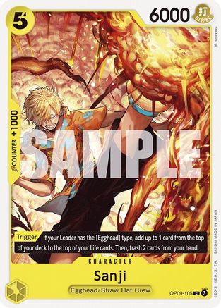 Sanji (105) (OP09-105) - Empereurs du Nouveau Monde 