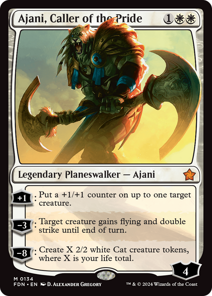 Ajani, appelant de la fierté (FDN-134) - Fondations 