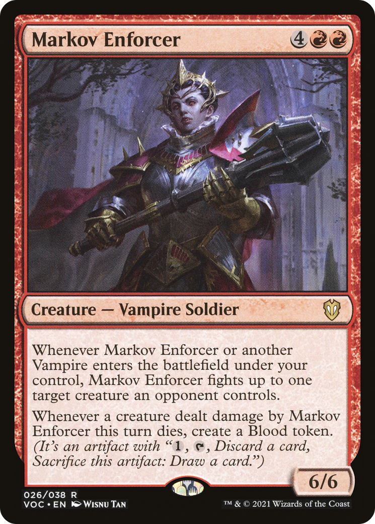 Markov Enforcer (VOC-026) - Crimson Vow Commander