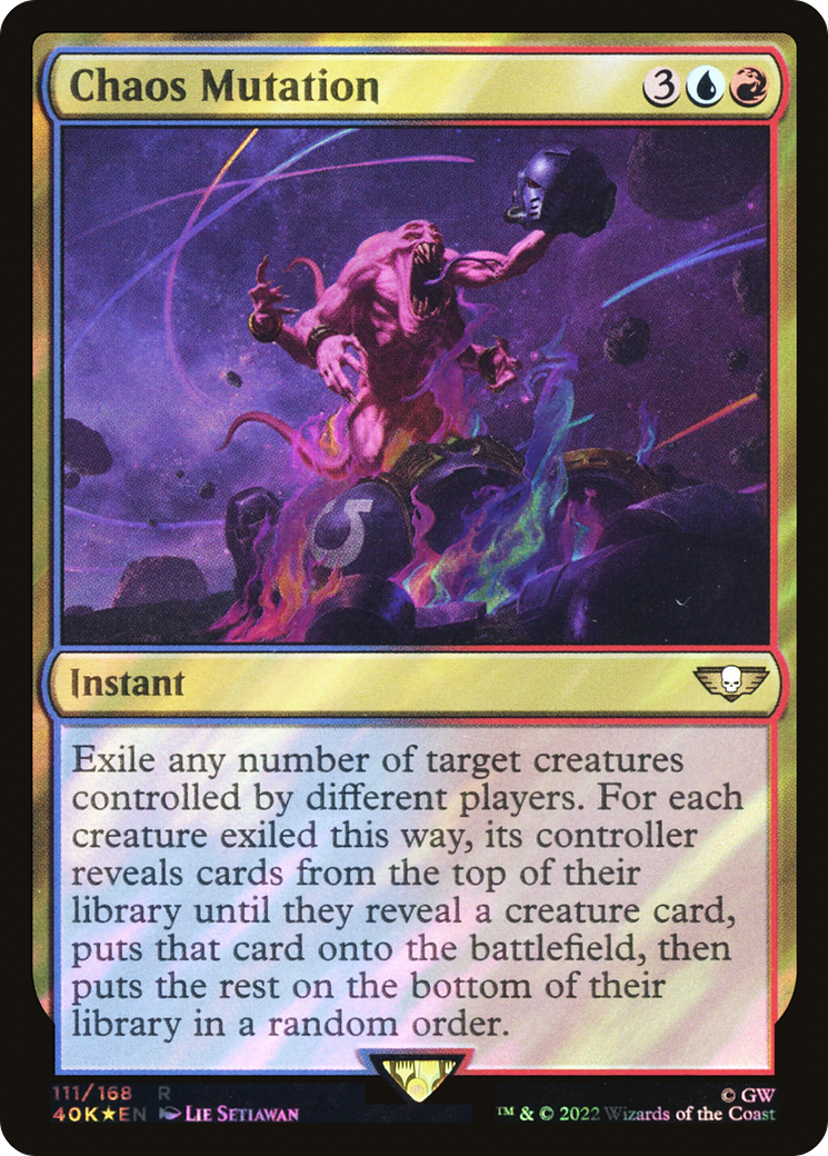 Mutation du Chaos (40K-111★) - Commander Foil de Warhammer 40,000 