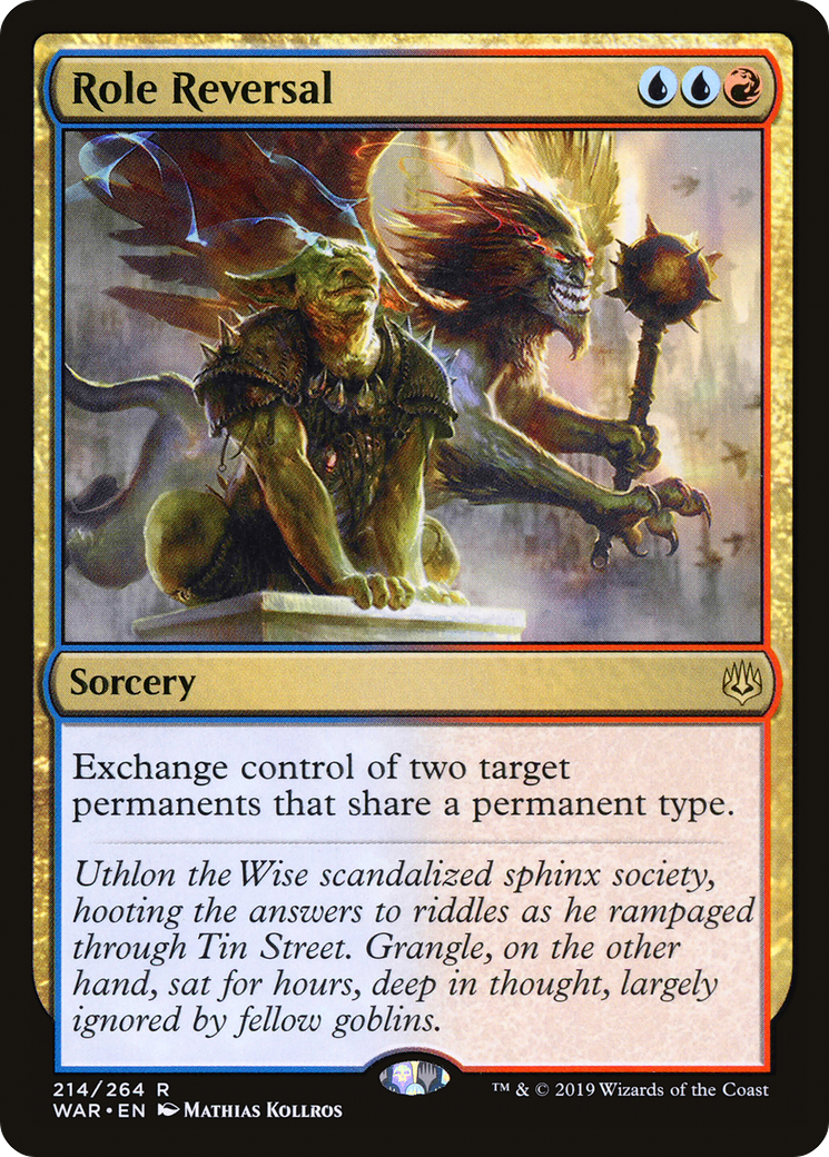 Role Reversal (WAR-214) - War of the Spark Foil