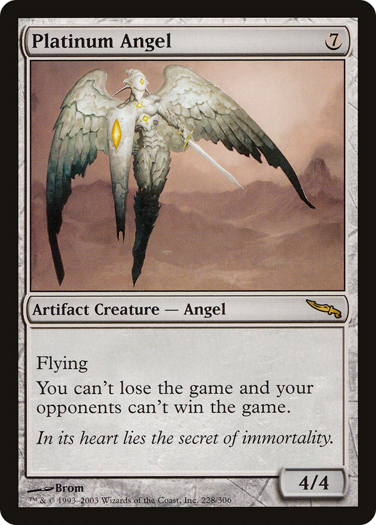 Ange de platine (MRD-228) - Mirrodin 