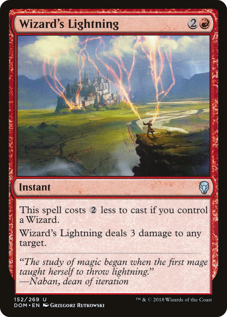 Foudre du sorcier (DOM-152) - Dominaria Foil 