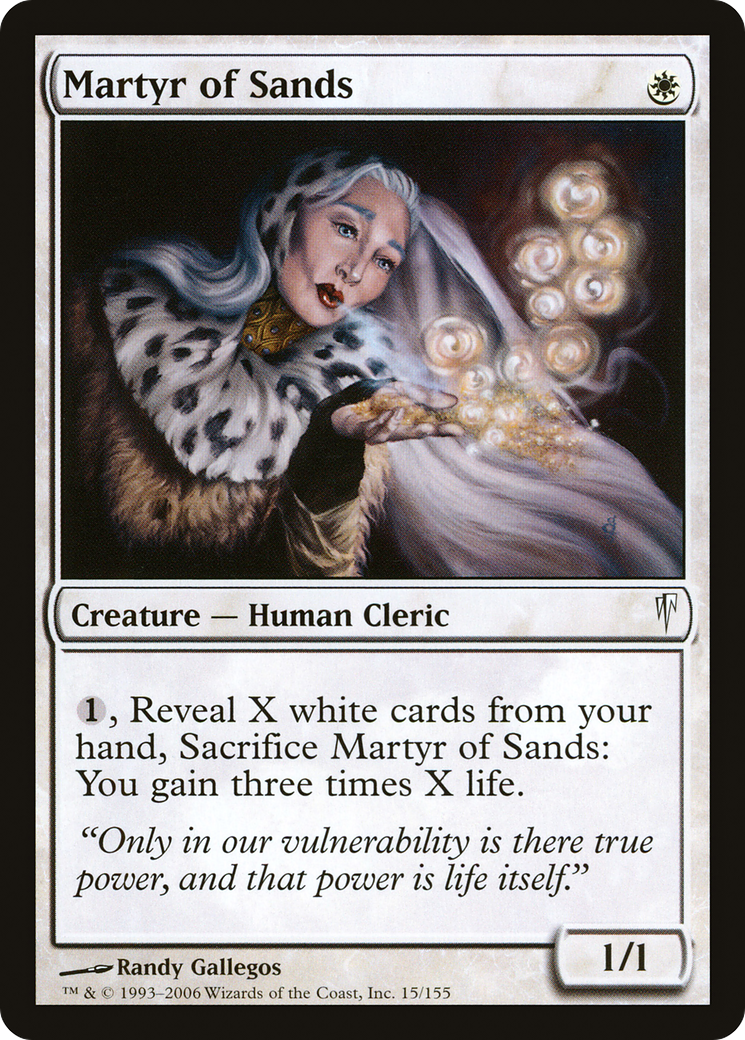 Martyr des Sables (CSP-015) - Coldsnap Foil 