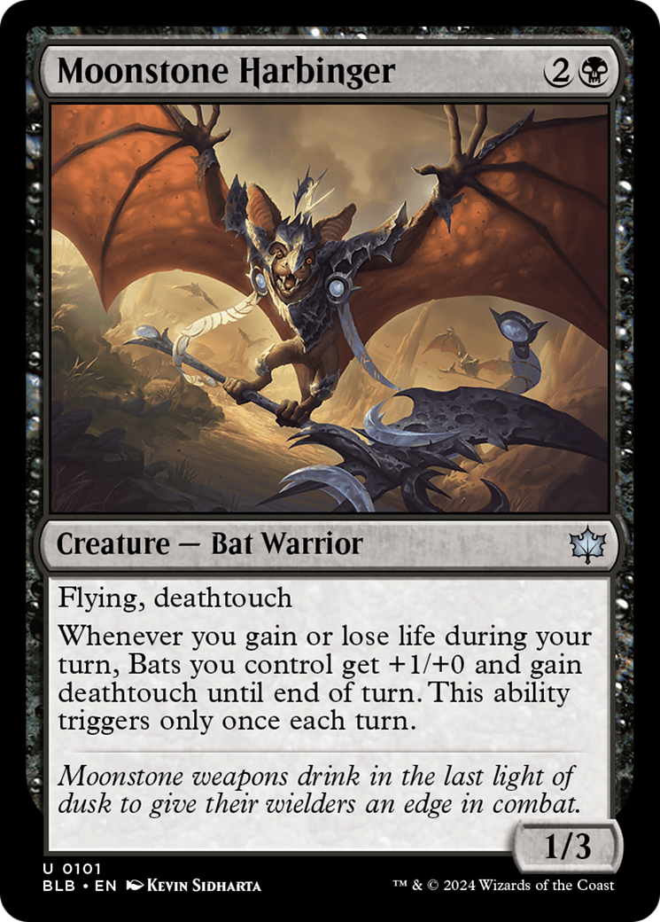 Moonstone Harbinger (BLB-101) - Bloomburrow 