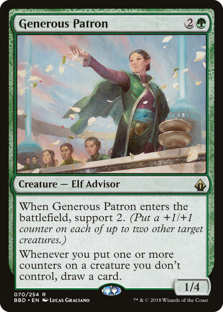Généreux mécène (BBD-070) - Battlebond Foil