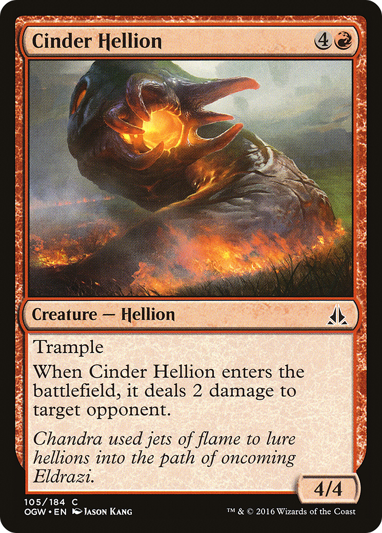 Cinder Hellion (OGW-105) - Le Serment des Sentinelles 