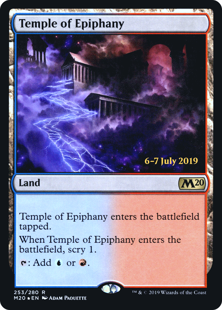Temple of Epiphany (M20) (PRE-253S) - Core Set 2020 Promos Foil