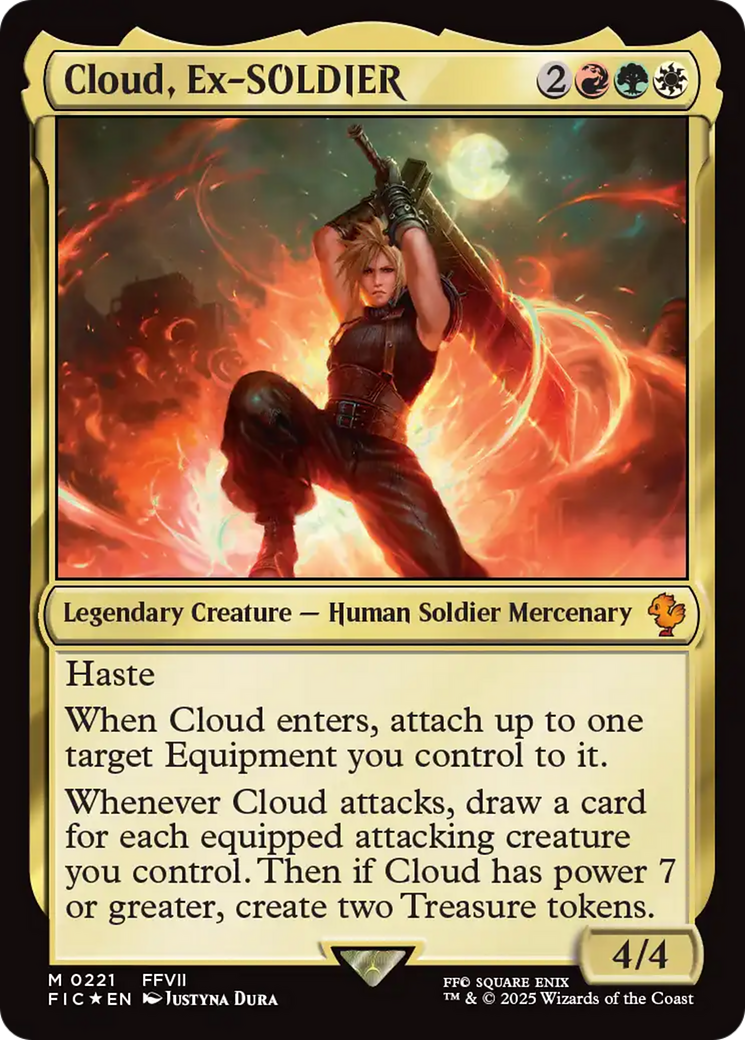 Cloud, ancien soldat (Surge Foil) (FIC-221) - Commandant : FINAL FANTASY 