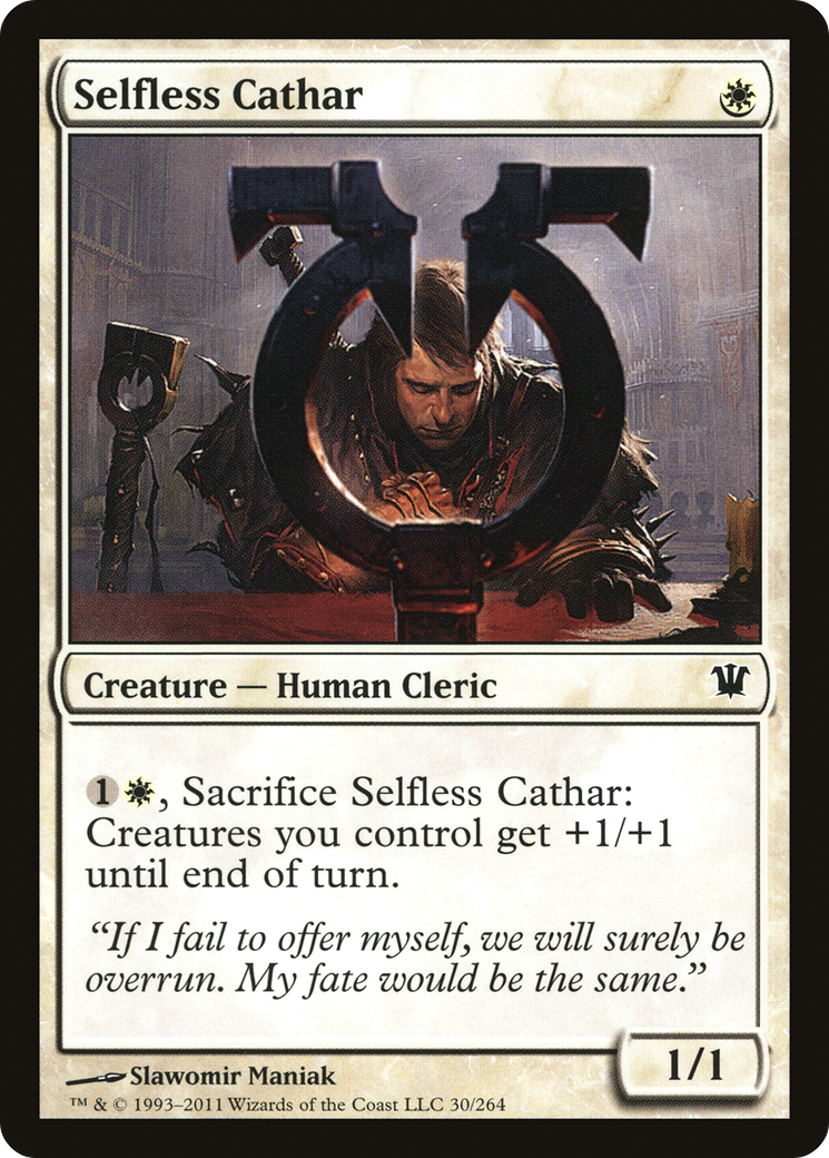 Selfless Cathar (ISD-030) - Innistrad Foil