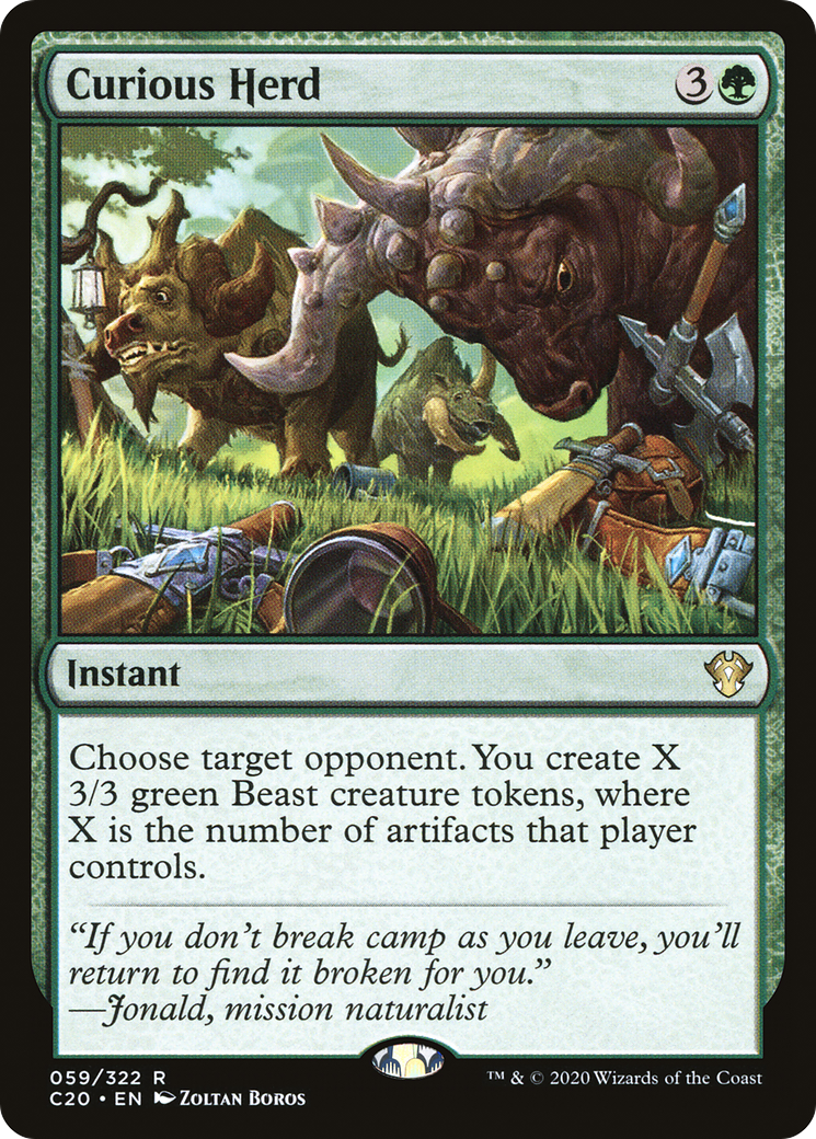 Curious Herd (C20-059) - Commander 2020