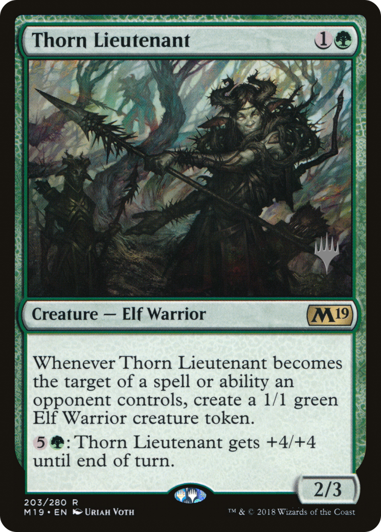 Thorn Lieutenant (PPM20-203) - Core Set 2019 Promos Foil