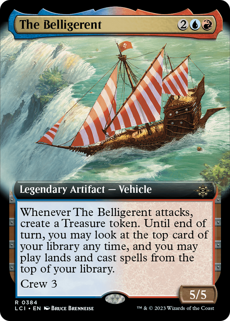 Le Belligérant (LCI-384) - Les Cavernes perdues d'Ixalan : (Extended Art) Foil 