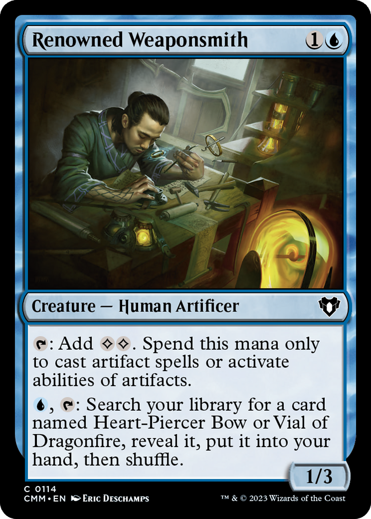 Armurier renommé (CMM-114) - Commander Masters 
