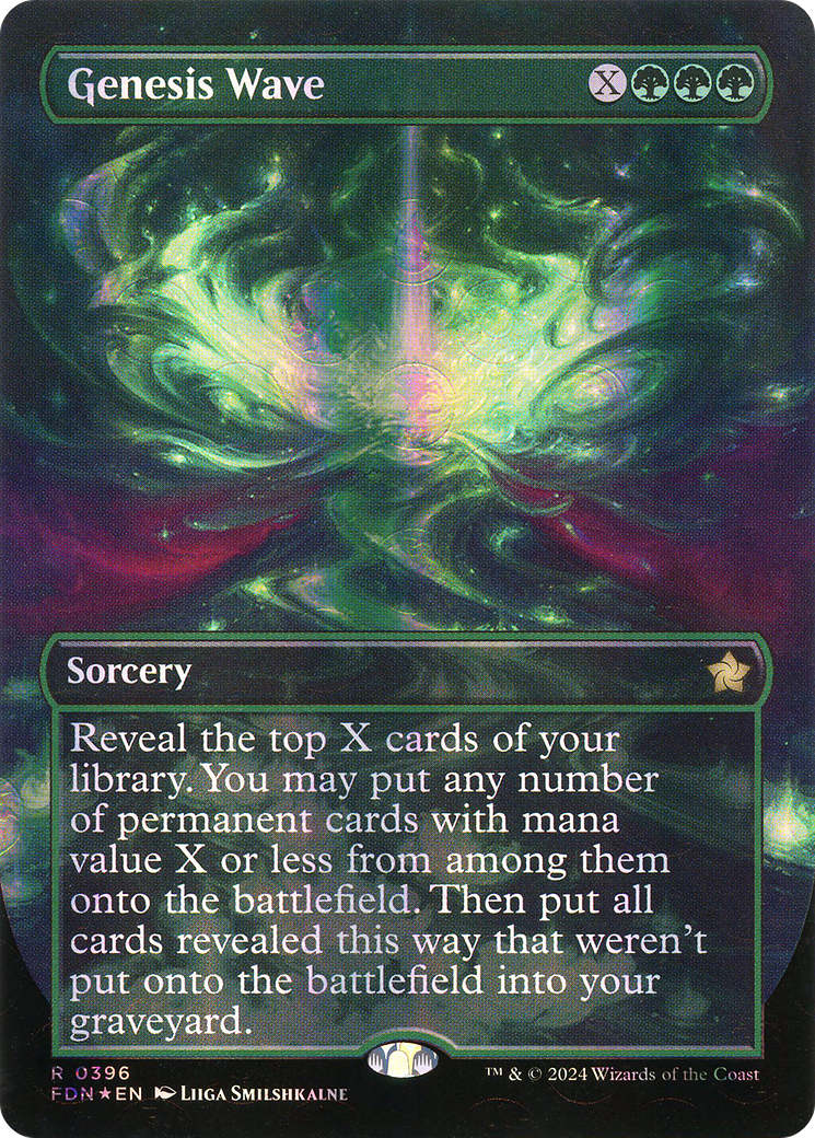Genesis Wave (FDN-396) - Feuille Foundations (sans bordure) 
