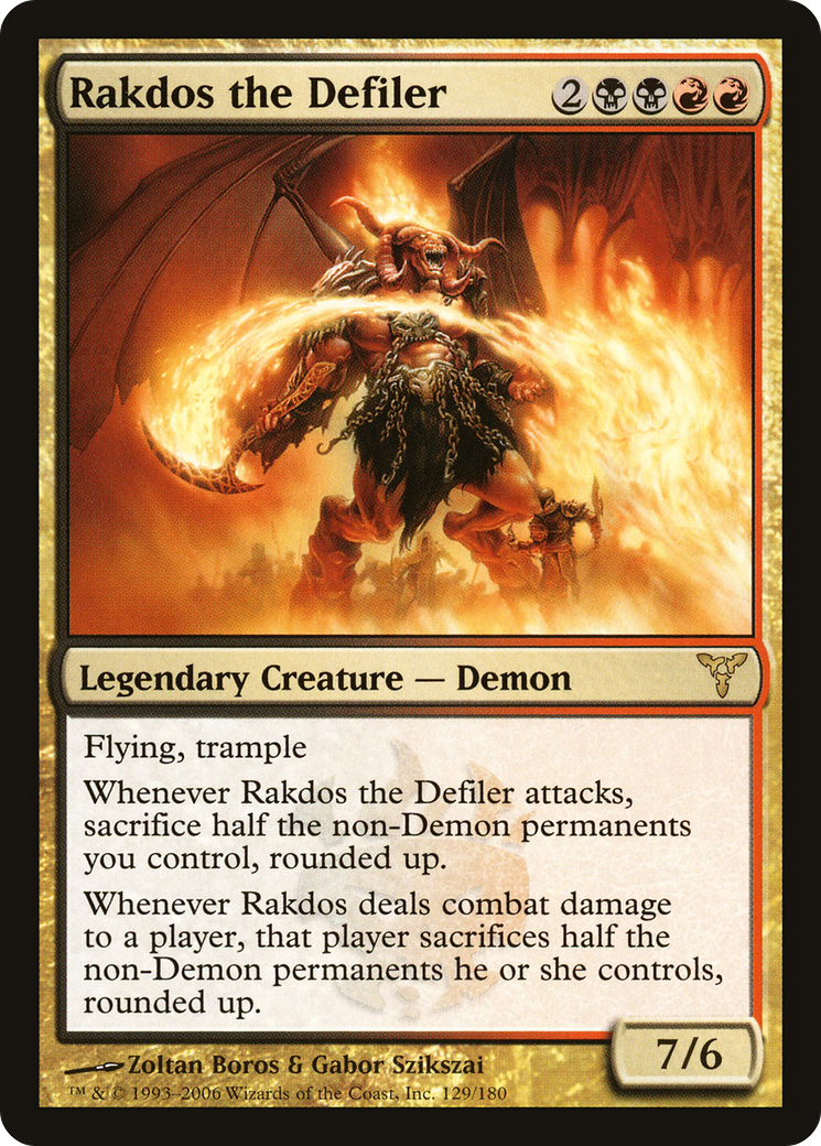 Rakdos le Profanateur (DIS-129) - Dissension Foil 