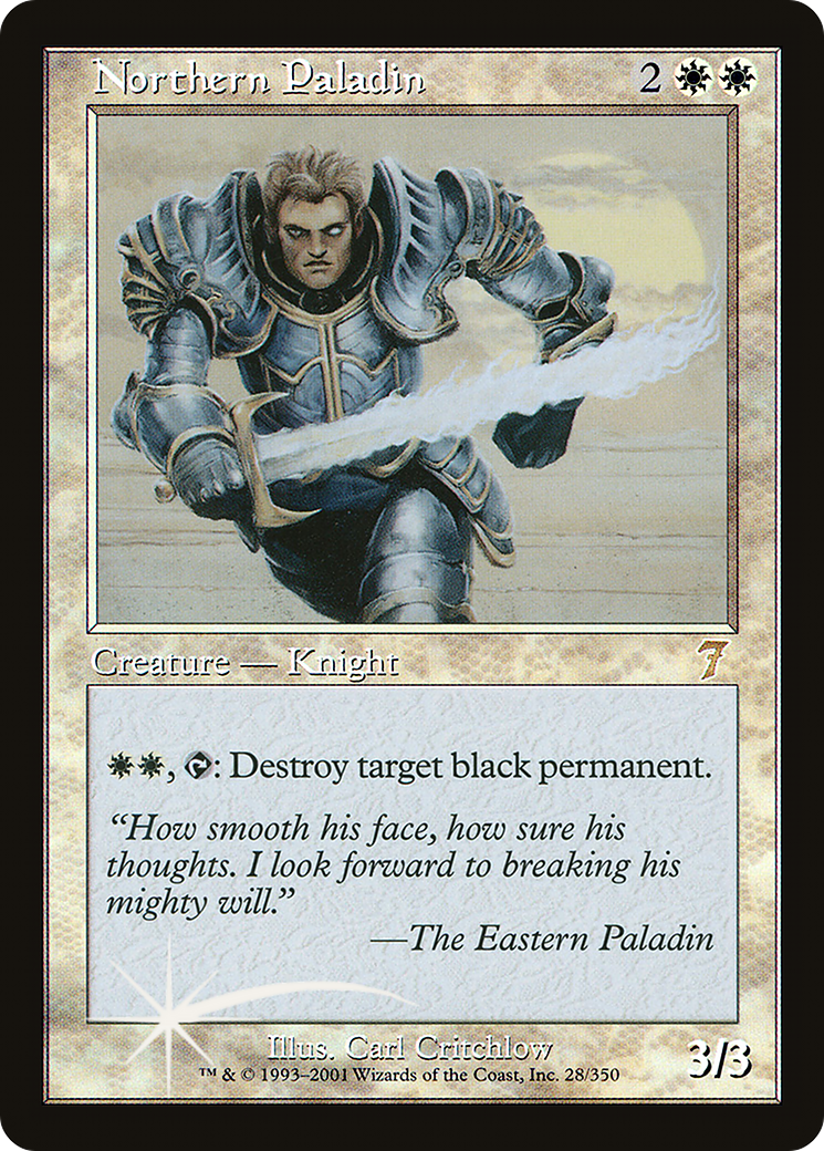 Northern Paladin (7ED-28★) - Seventh Edition Foil