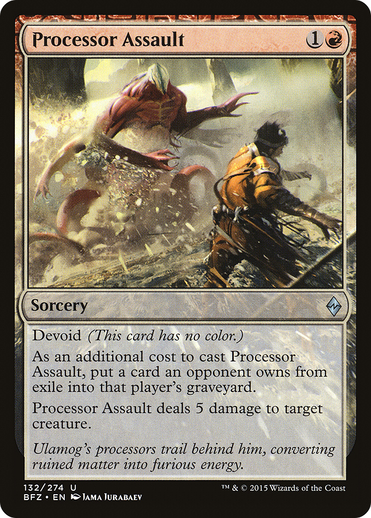 Processor Assault (BFZ-132) - Bataille pour Zendikar : (dépourvu) Foil 