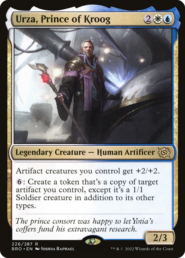 Urza, Prince of Kroog (BRO-226) - The Brothers' War Foil
