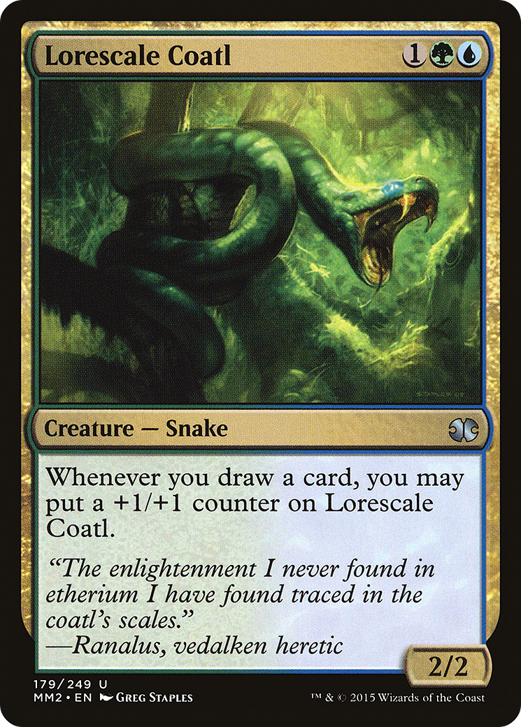 Lorescale Coatl (MM2-179) - Modern Masters 2015