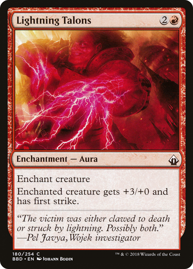Lightning Talons (BBD-180) - Battlebond