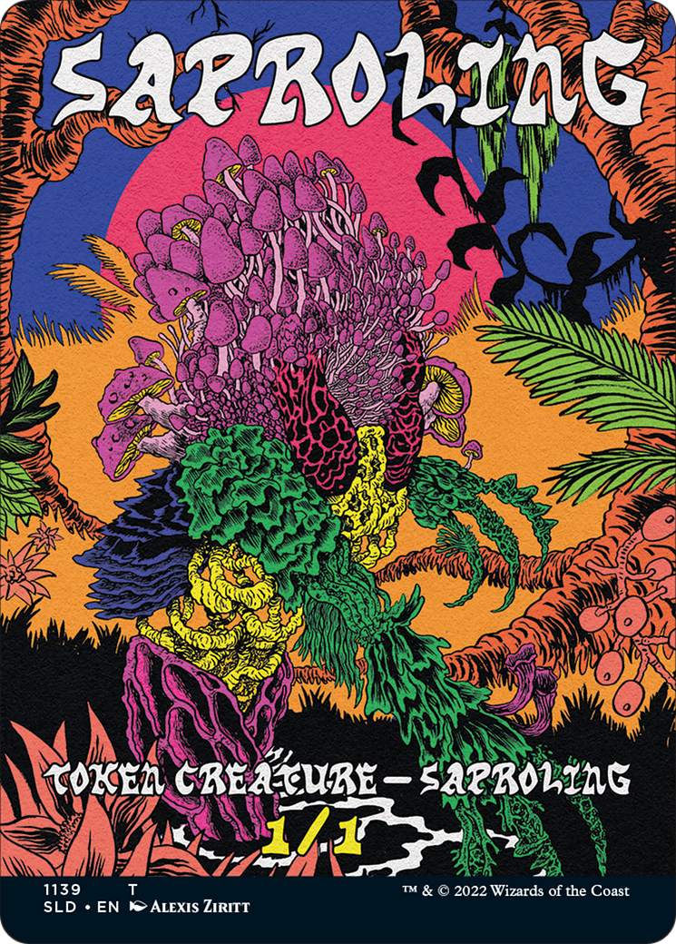 Saproling Token (SLD-1139) - Secret Lair Drop (Borderless) Foil