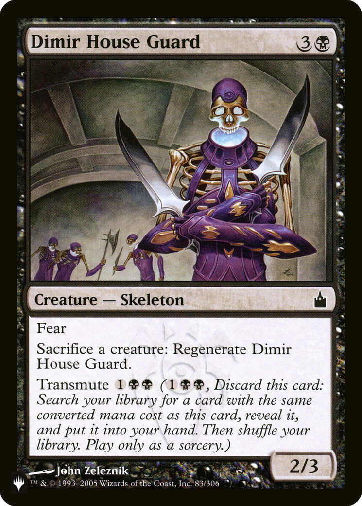 Dimir House Guard (LIST-RAV-83) - The List