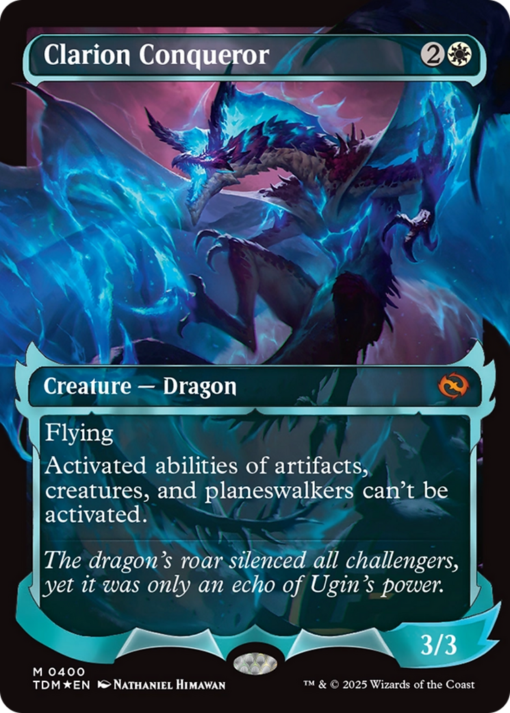 Clarion Conqueror (Showcase) (TDM-400) - Tarkir : Dragonstorm Foil