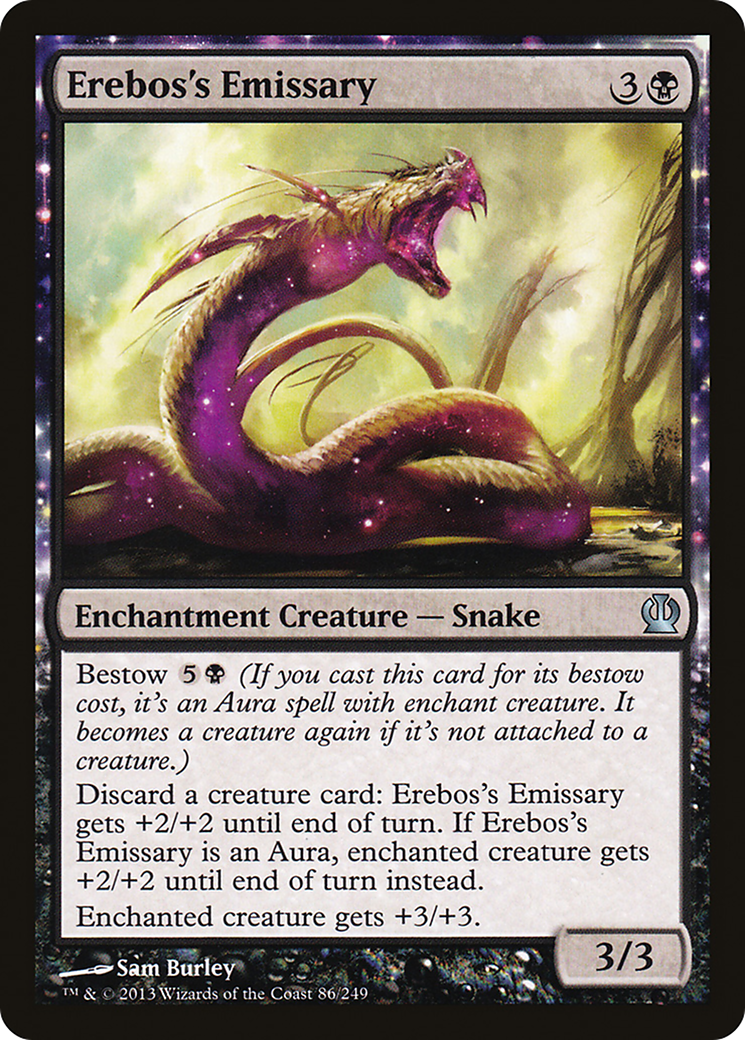 Émissaire d'Érèbe (THS-086) - Theros : (enchantement) Foil 