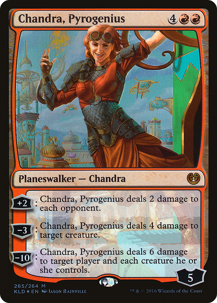 Chandra, Pyrogenius (KLD-265) - Feuille de Kaladesh 