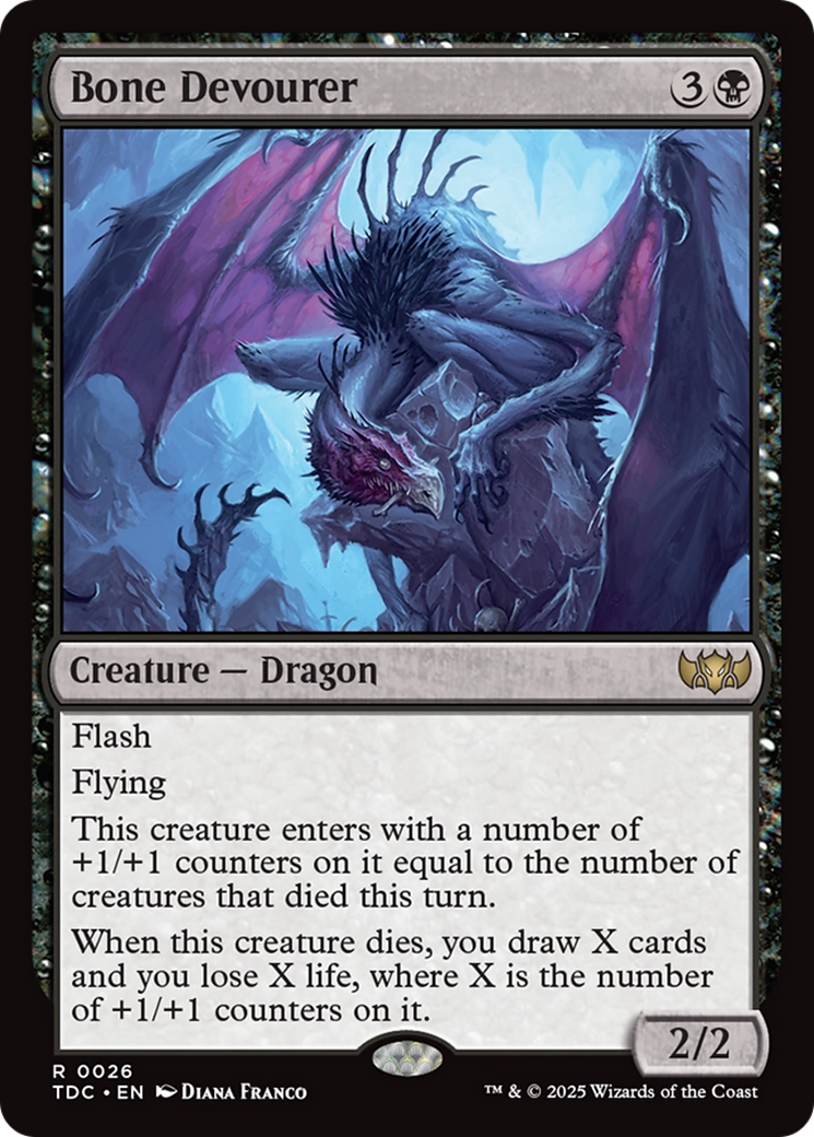Dévoreur d'os (TDC-026) - Commandant : Tarkir : Tempête de dragons