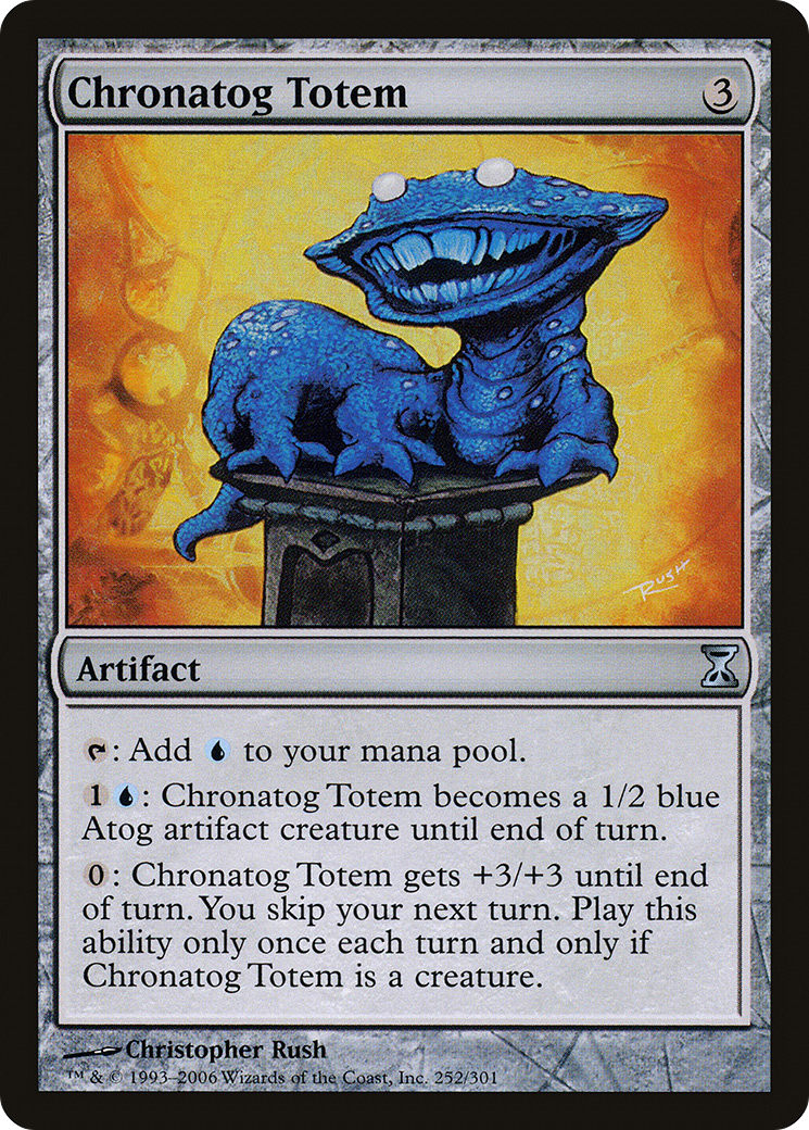 Totem Chronatog (TSP-252) - Spirale temporelle 