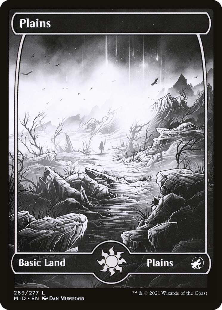 Plaines (MID-269) - Innistrad : Chasse de minuit : (Art complet, Vitrine) Feuille 