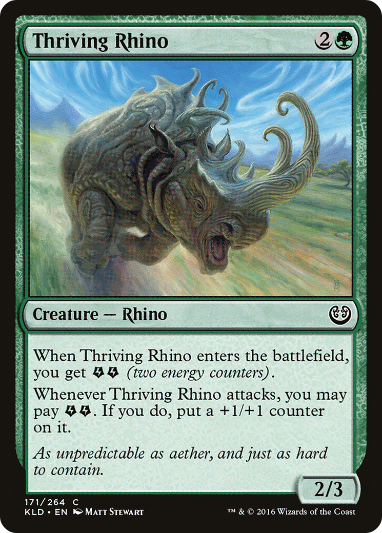 Rhinocéros prospère (KLD-171) - Kaladesh Foil 
