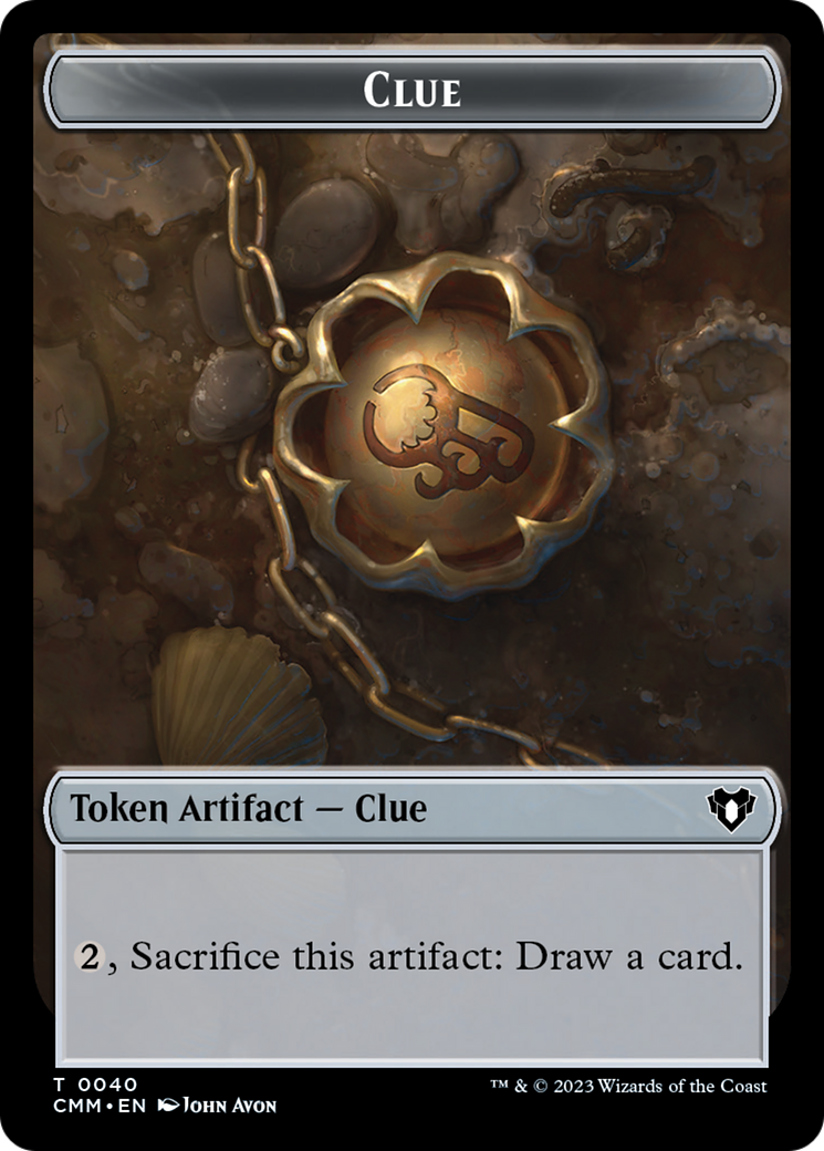 Clue (TCMM-040) - Commander Masters Tokens
