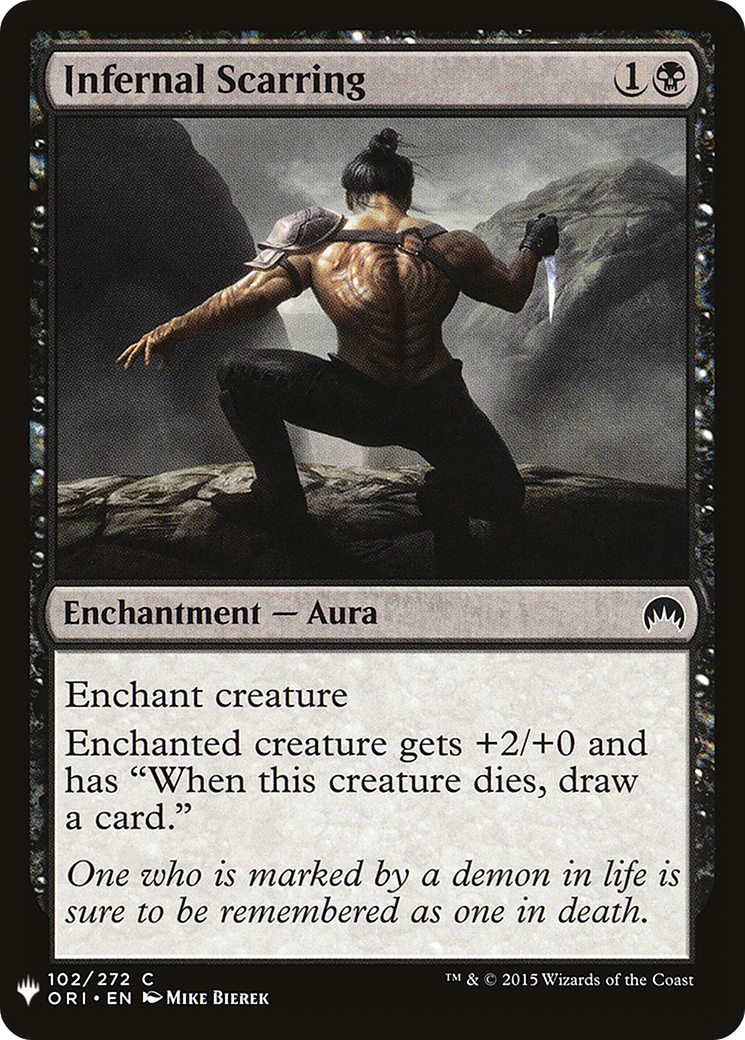 Infernal Scarring (LIST-ORI-102) - The List