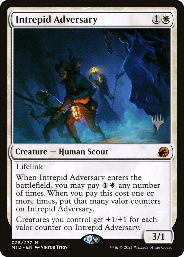Intrépide Adversaire (PMID-25P) - Innistrad : Midnight Hunt Promos Foil 