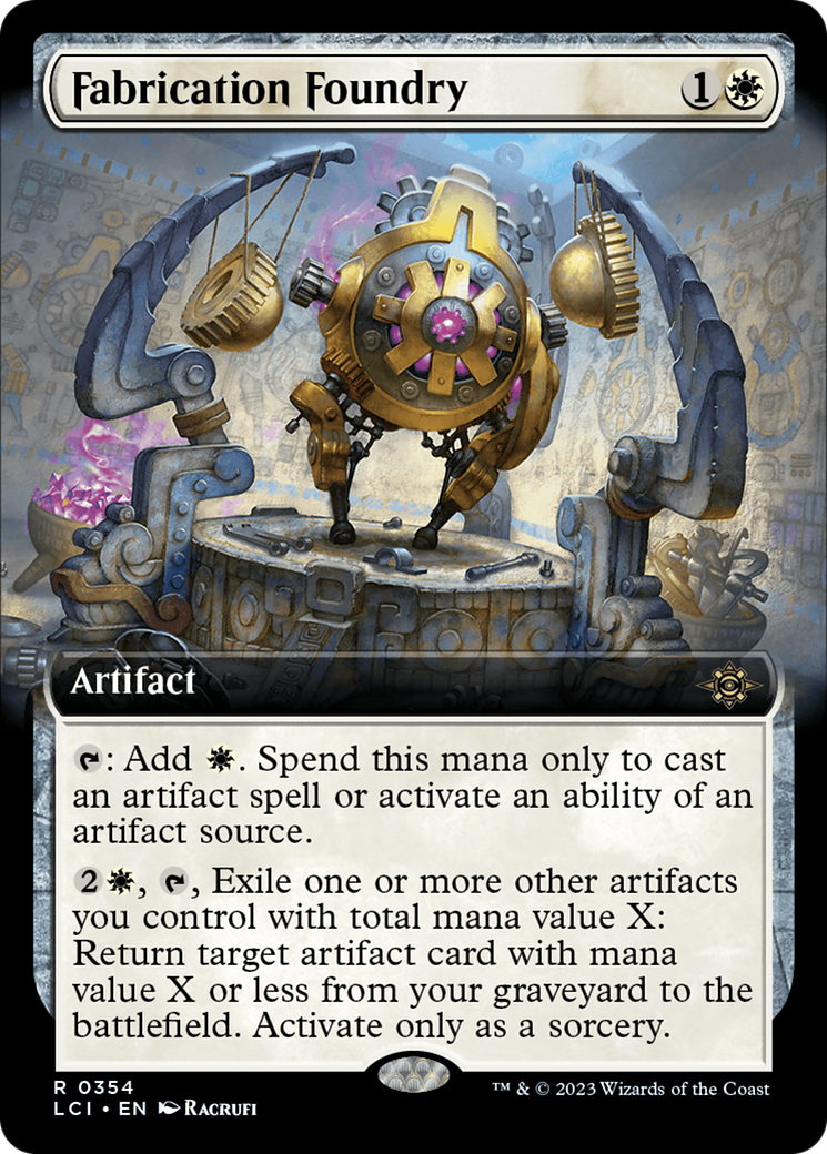 Fabrication Foundry (Extended Art) (LCI-354) - The Lost Caverns of Ixalan: (Extended Art)