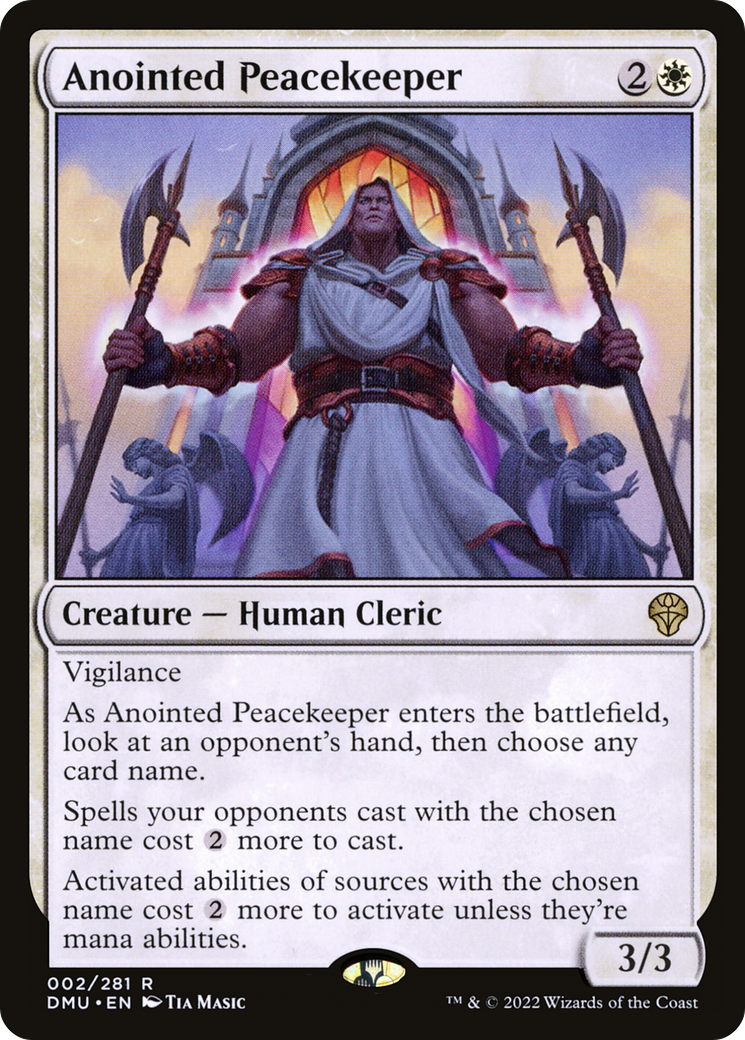 Anointed Peacekeeper (DMU-002) - Dominaria United