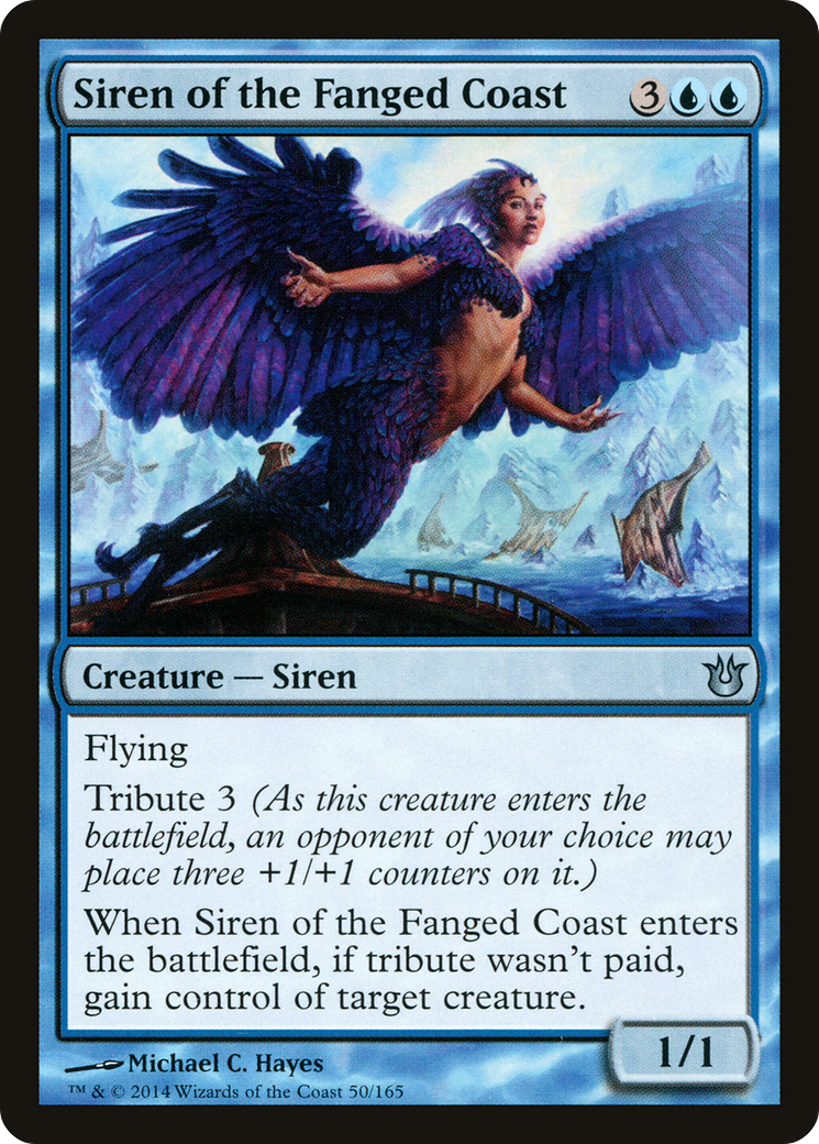 Siren of the Fanged Coast (BNG-050) - Born of the Gods Foil